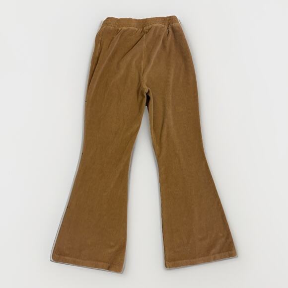 Aerie Groove On Flare Bootcut Corduroy Pull On Pants Tan Brown Bohemian Small - Picture 4 of 7